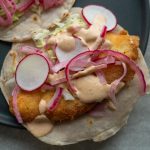 paleo fish taco on a plate